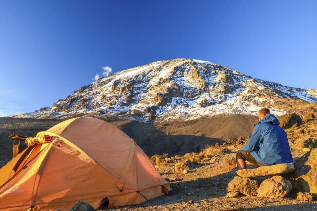 A hiker on Mount Kilimanjaro. Photo: Shutterstock