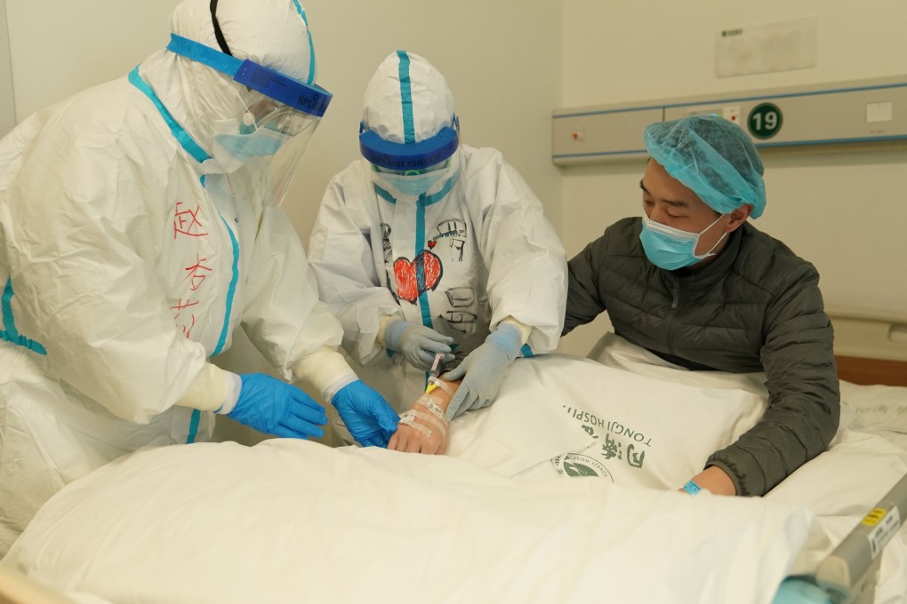 Medical workers in Wuhan continue to treat patients for coronavirus as Seoul’s new consul general is expected in the city with a cargo of supplies donated by South Korean municipalities and businesses. Photo: Xinhua