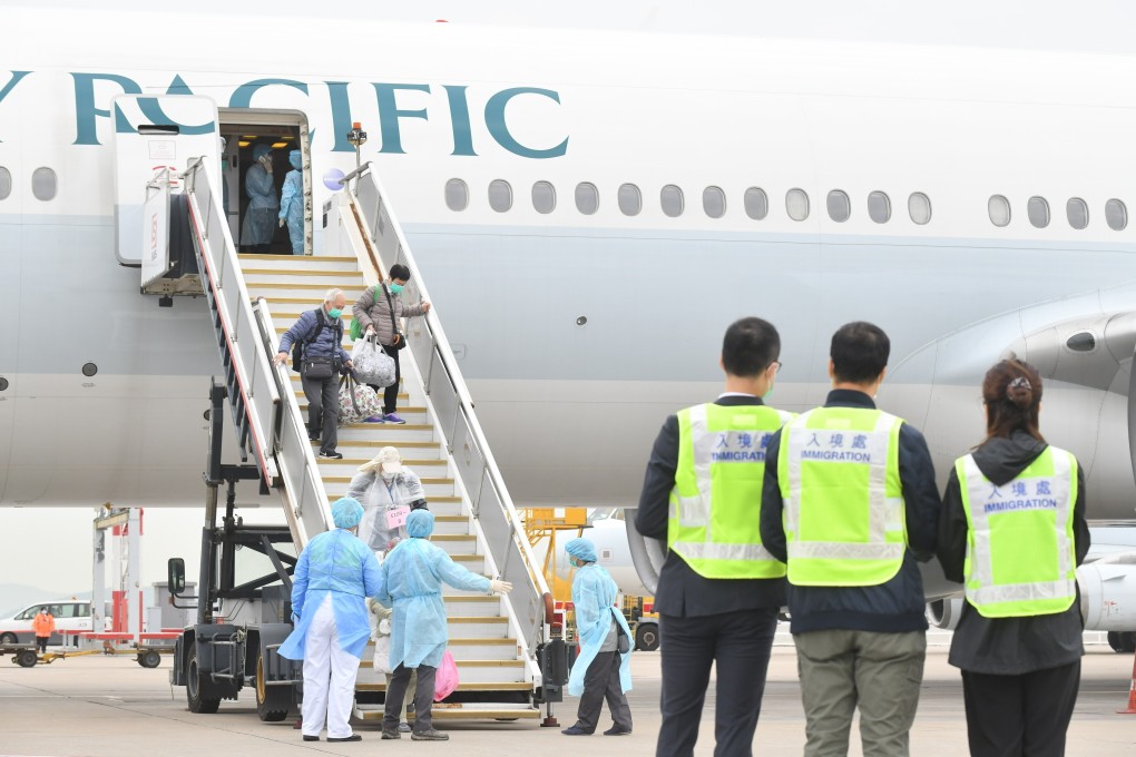 Carriers such as Cathay Pacific have been forced to cut their flight schedules. Photo: Xinhua