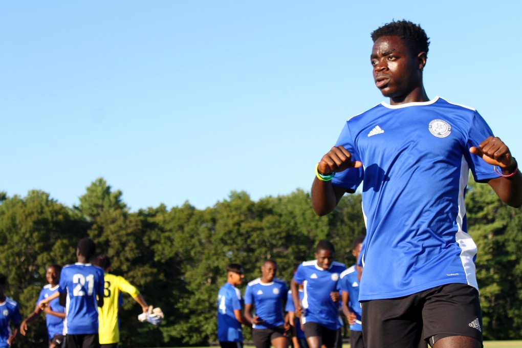 Senior academy team players training in what is considered the United States’ most impoverished borough. Photo: South Bronx United