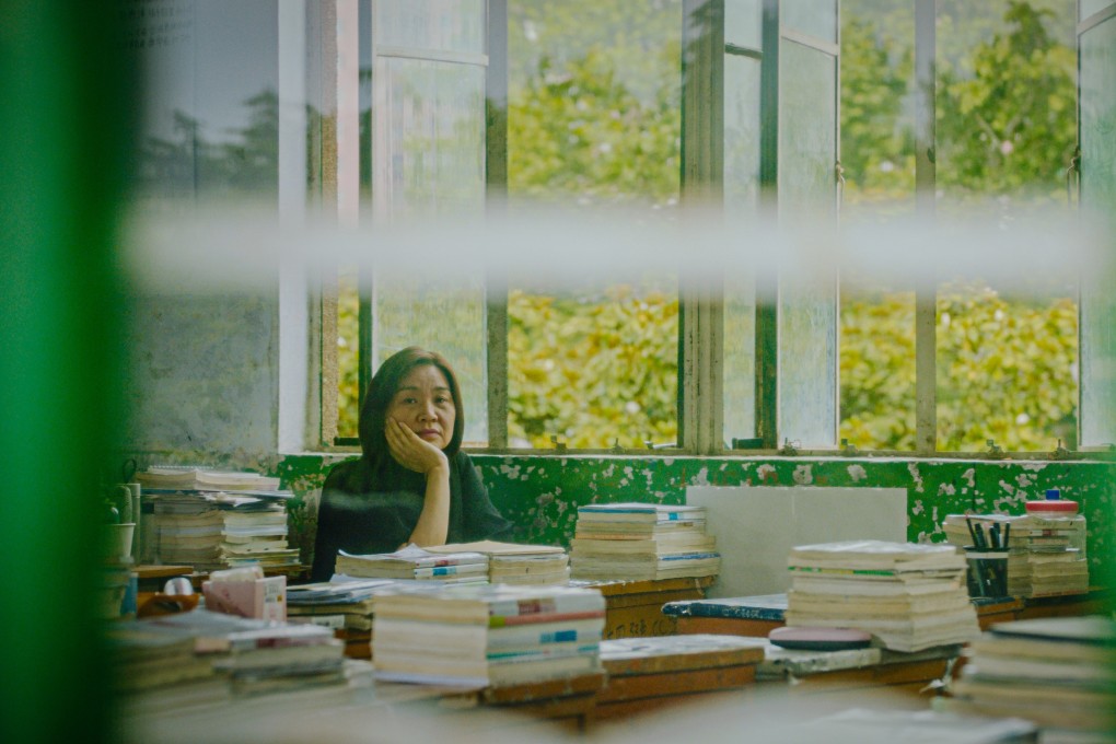Author Liang Hong in a still from the documentary “Swimming Out Till the Sea Turns Blue”, directed by Jia Zhangke.