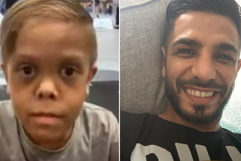 Quaden Bayles during his FaceTime chat with Australian boxer Billy Dib. Photo: Facebook