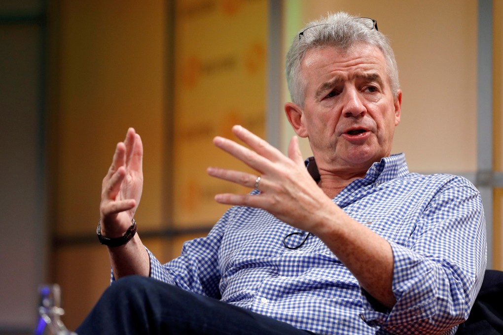 Ryanair Chief Executive Michael O'Leary speaks during an event in London in October. Photo: Reuters