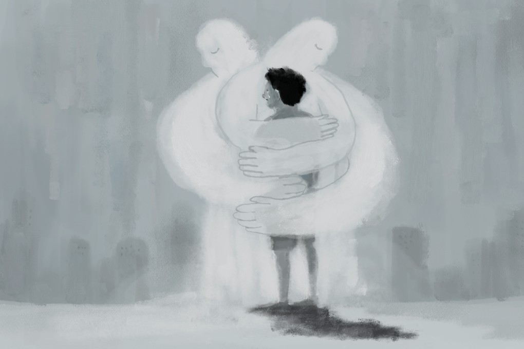 A campaign to raise awareness of youth mental health issues in Hong Kong has been launched by Ann Pearce whose son, Jamie Bruno, took his own life three years ago. Illustration: Brian Wang