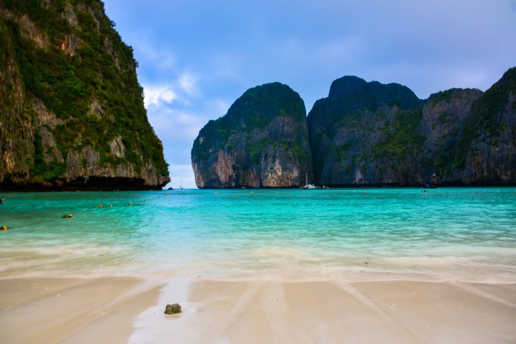 Thai beach Maya Bay as it exists in the minds of those who have not been there. Photo: Shutterstock