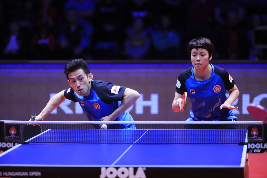 Wong Chun-ting and his mixed doubles partner Doo Hoi-kem aim to challenge for a medal for Hong Kong at the 2020 Tokyo Olympics. They won the Hungarian Open in February. Photo: ITTF