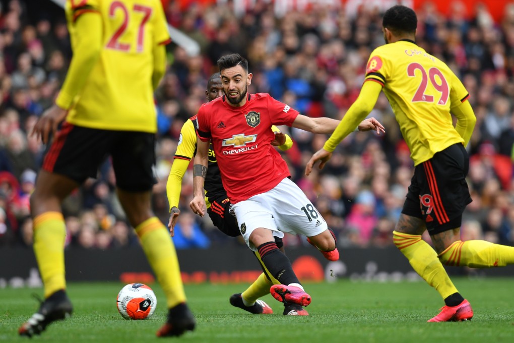 Manchester United’s new signing Bruno Fernandes has hit the ground running at Old Trafford. Photo: AFP