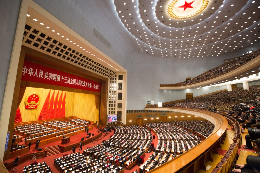 Beijing’s practice of setting targets and top-down approach, a legacy from the command economy days, is again under pressure with the National People’s Congress set to be delayed until at least the end of March or even early April. Photo: EPA