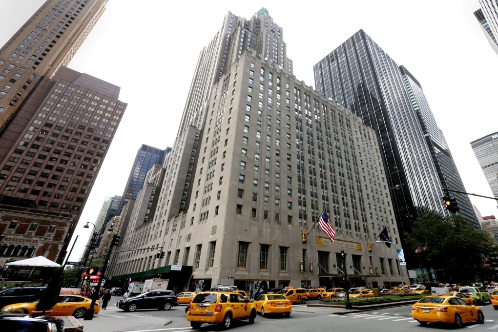 Facebook capture of Waldorf Astoria Hotel in New York.