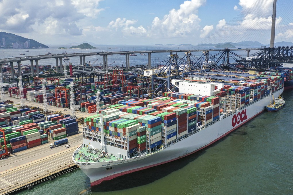 Hong Kong exports were down almost 23 per cent in January. Photo: Winson Wong