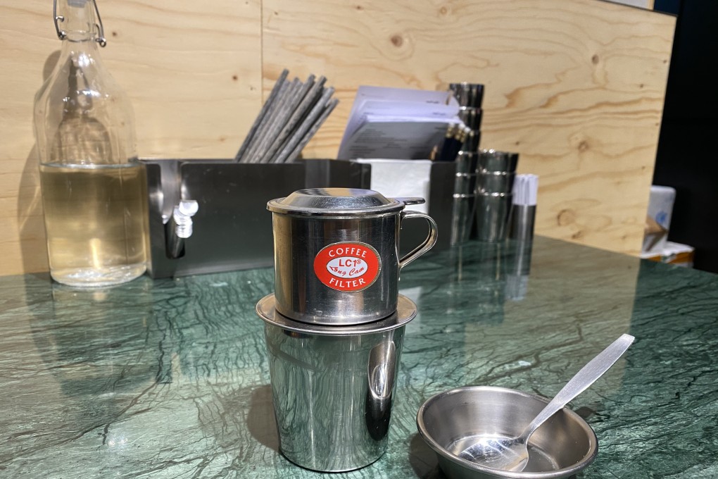 Hot Vietnamese coffee at Pho Mot. Photo: Holly Chik
