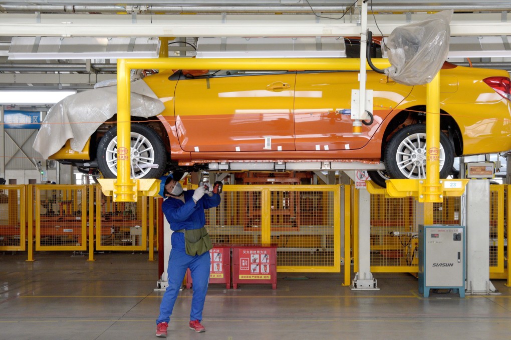 China’s car sales collapsed in January, posting a decline of 18.7 per cent. Photo: Xinhua
