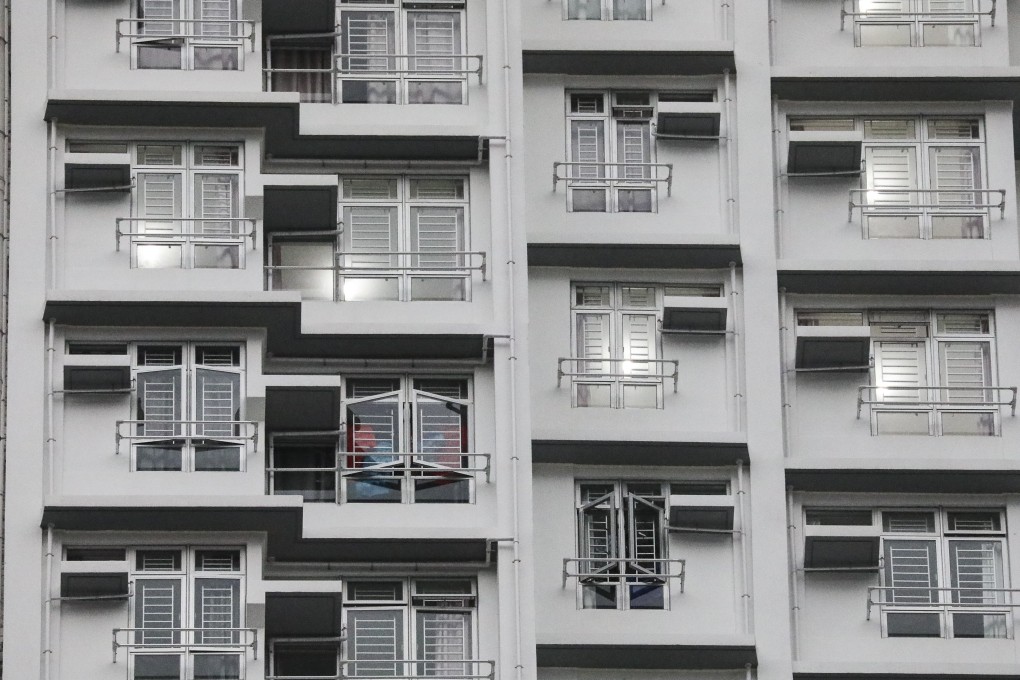 Passengers from the Diamond Princess cruise which was docked in Japan are in quarantine at the Chun Yeung Estate in Fo Tan, Hong Kong. Photo: SCMP / Felix Wong