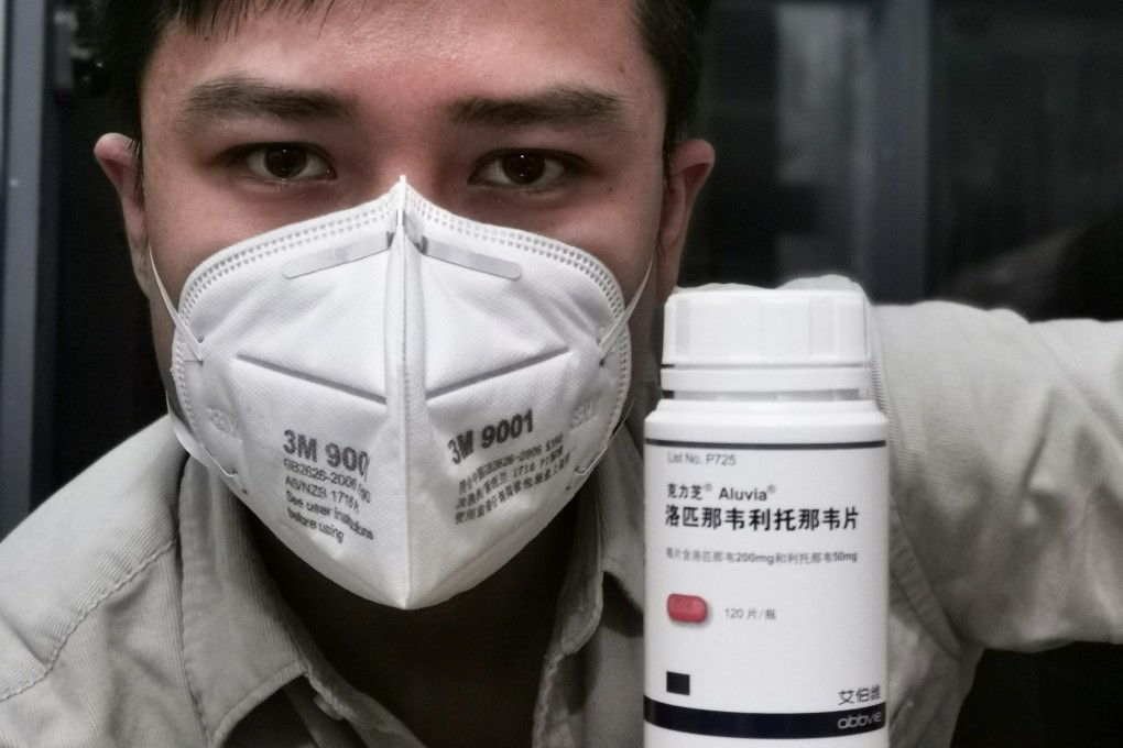 Despite legal risks, Andy Li from Zhengzhou, Henan province, distributes the HIV drug Kaletra, also known as Aluvia, to coronavirus patients for free. Phot: Andy Li