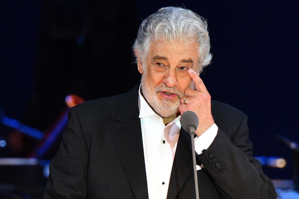 Spanish opera star Placido Domingo gestures as he performs at a concert in Hungary in August. Photo: AFP