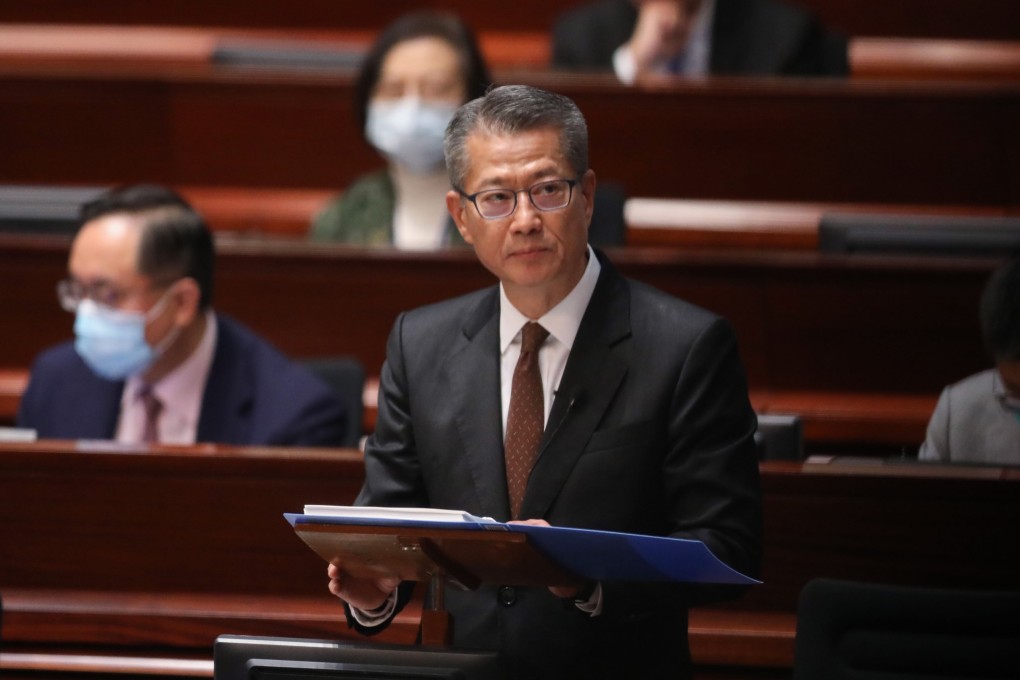 Financial Secretary Paul Chan Mo-po is announcing a huge relief package for Hongkongers. Photo: K.Y. Cheng