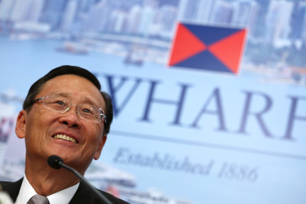 Peter Woo Kwong-ching at the Wharf Holdings’ 2015 shareholders’ meeting. Photo: Handout