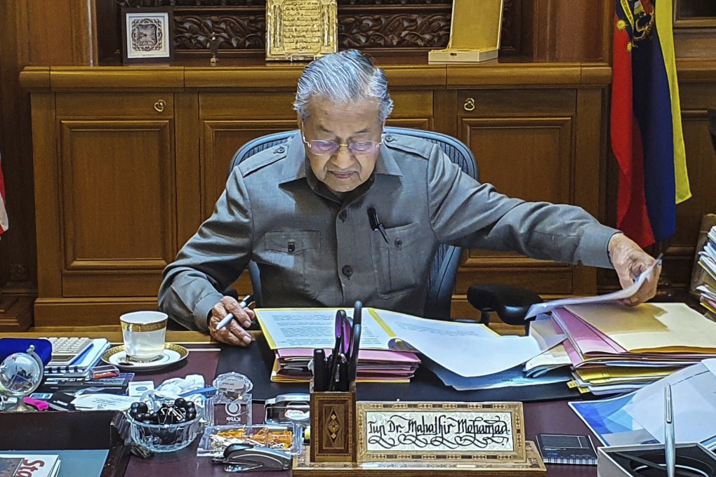 Mahathir Mohamad was made interim prime minister this week. Photo: PMO via AP