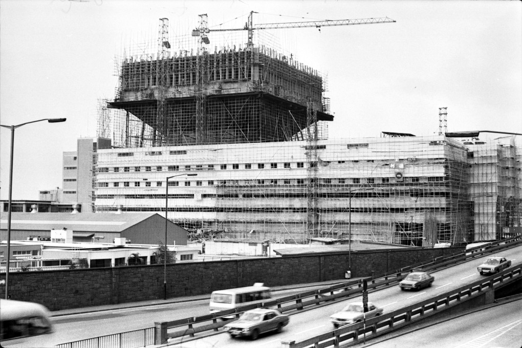 The Prince of Wales Building under construction, in Hong Kong, in 1978. Photo: SCMP