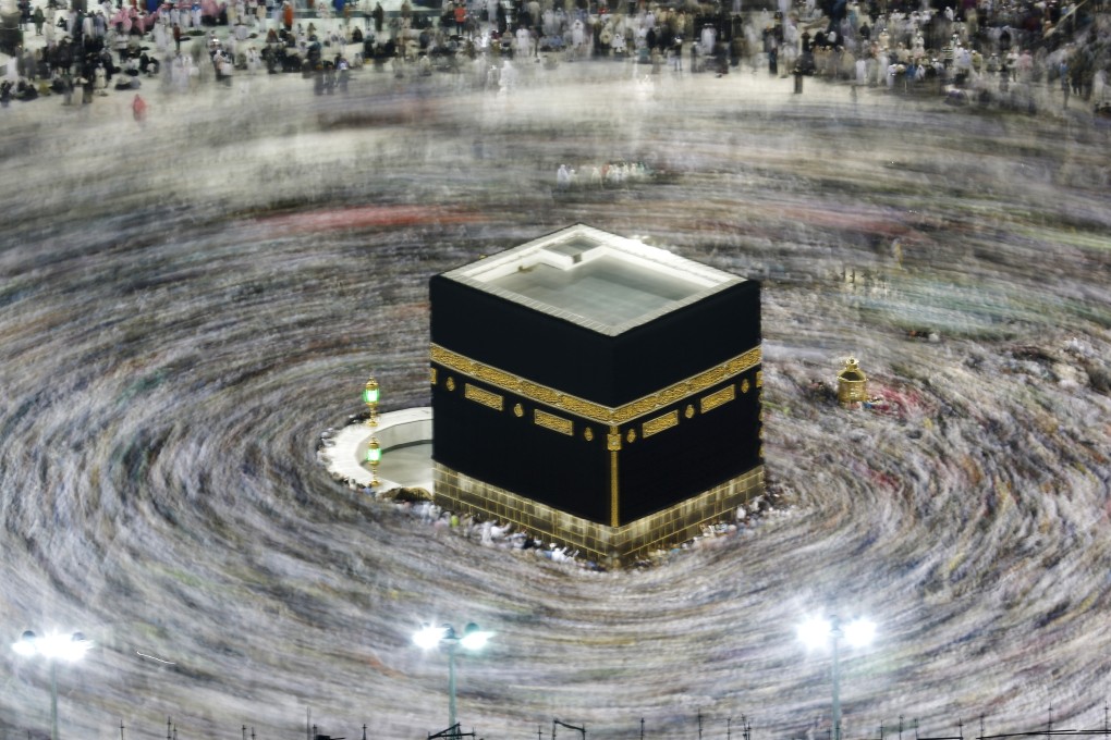 Muslim pilgrims circumambulate the Kaaba, the cubic building at the Grand Mosque, during the 2019 haj pilgrimage in the Muslim holy city of Mecca, Saudi Arabia. File photo: AP