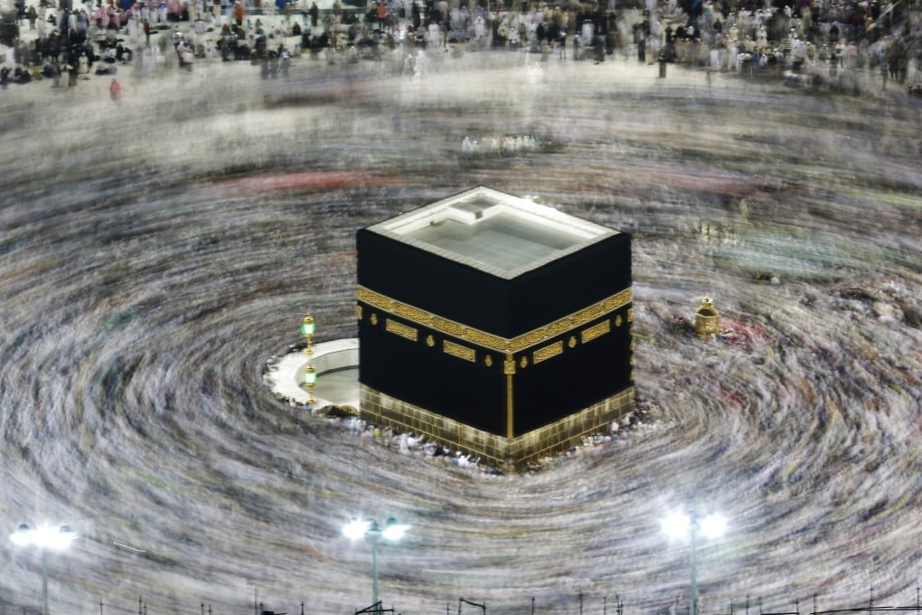 Muslim pilgrims circumambulate the Kaaba, the cubic building at the Grand Mosque, during the 2019 haj pilgrimage in the Muslim holy city of Mecca, Saudi Arabia. File photo: AP