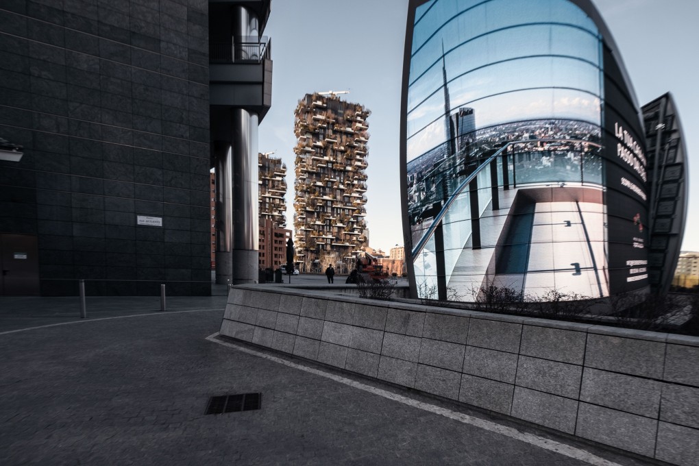 An empty pedestrian area in Milan on February 26. Equity markets have taken fright at the sudden outbreak of Covid-19 in Italy, and an acceleration in cases in South Korea and Iran. Photo: Bloomberg