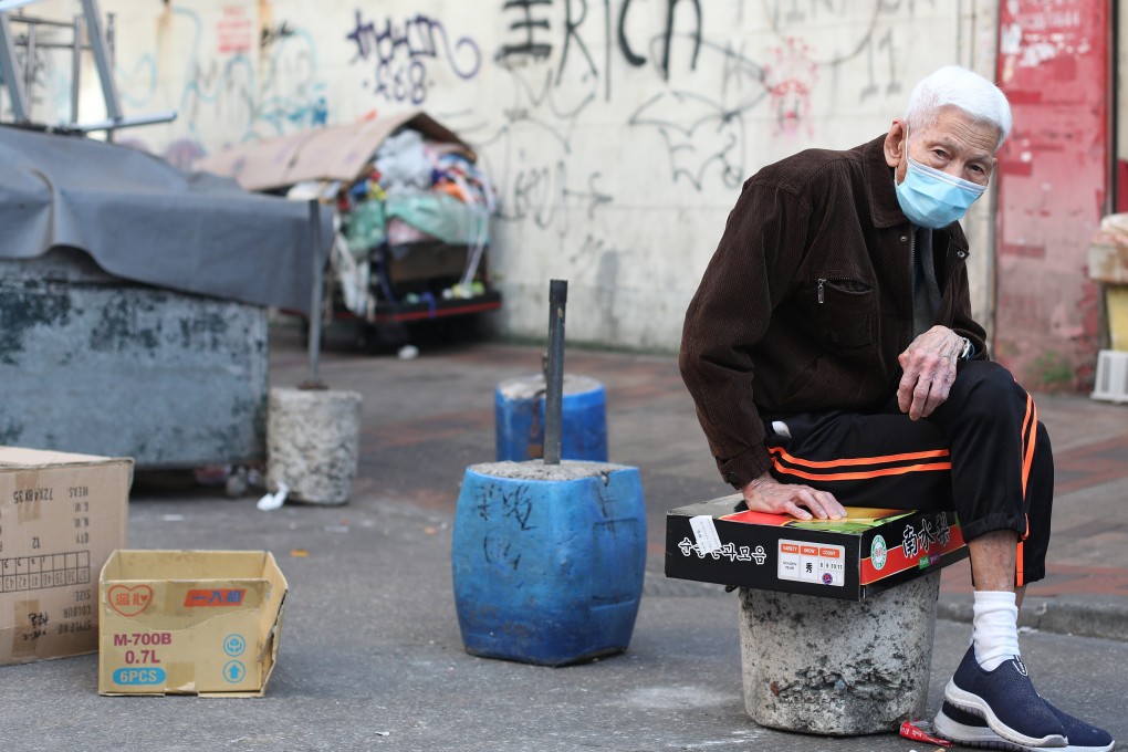 Elderly Hongkongers who live alone face isolation and anxiety amid the coronavirus outbreak. Photo: Xiaomei Chen