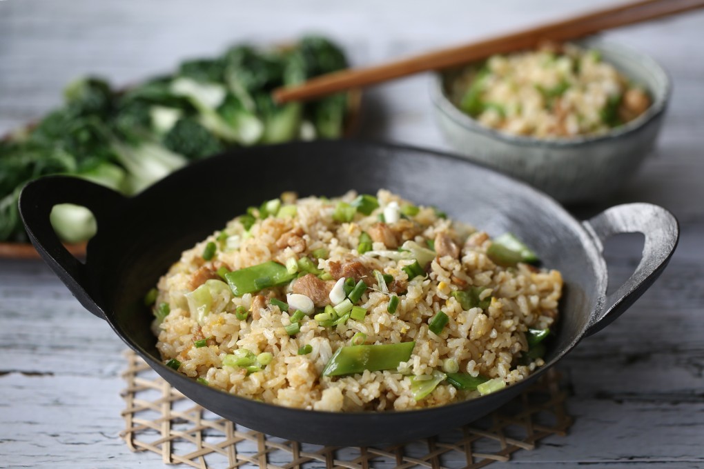 Susan Jung’s fried rice with chicken and salted fish. Photography: Jonathan Wong. Styling: Nellie Ming Lee