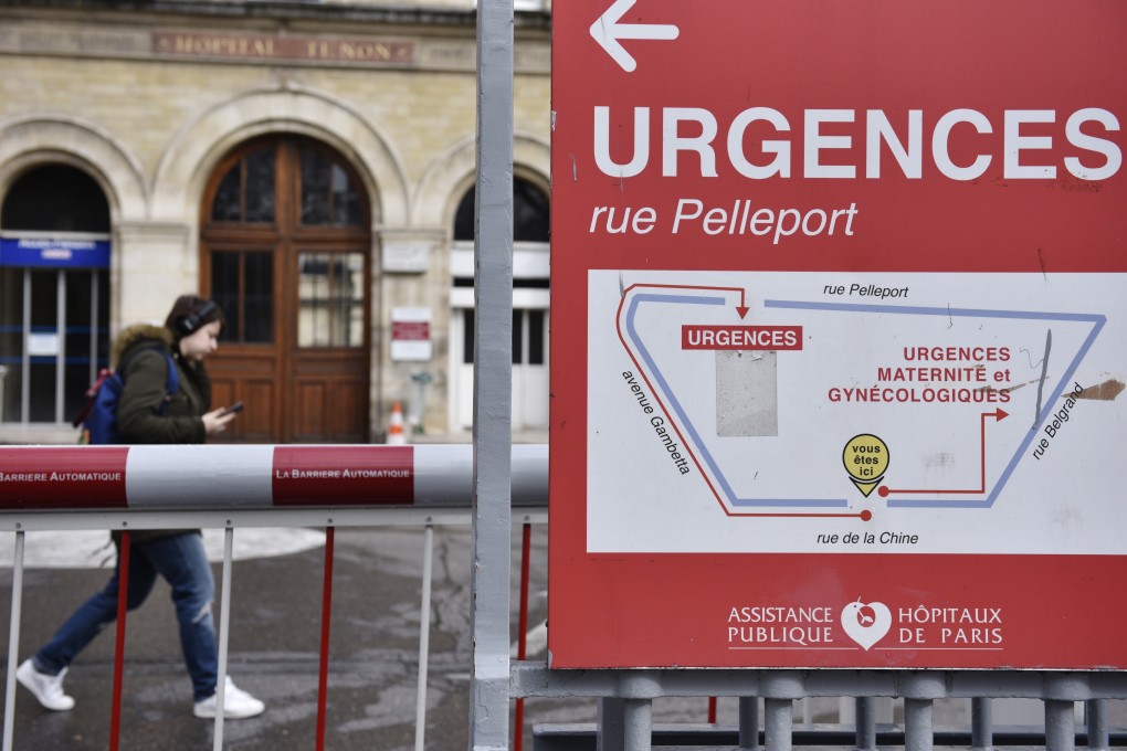 A view of Paris' Tenon Hospital, where three staff members have tested positive for the COVID-19 disease. Photo: EPA-EFE