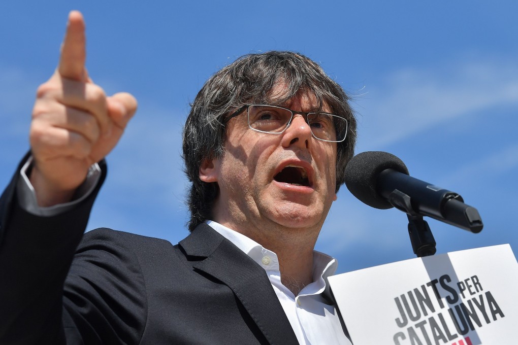 Former Catalan premier Carles Puigdemont. Photo: AFP