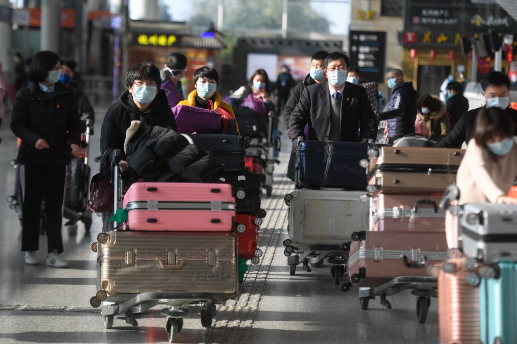 People entering and leaving China will have to have health checks. Photo: Xinhua