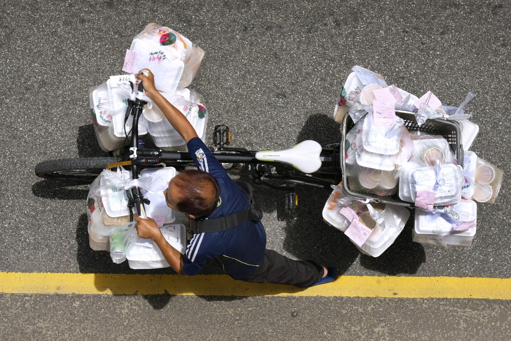 Some Hongkongers are worried about food deliveries during the virus scare. Photo: Fung Chang