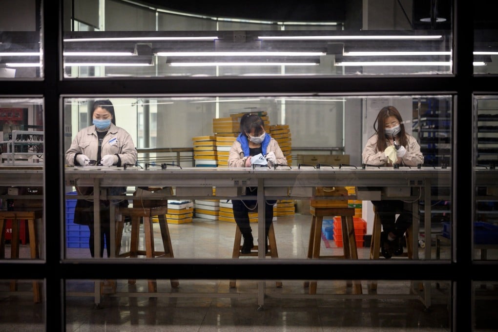 Shenzhen-listed Guofeng Plastic, which employs around 1,500 people, has an annual output of over 400,000 tonnes of plastic film, building materials and non-metallic materials for both domestic and overseas markets. Photo: AFP