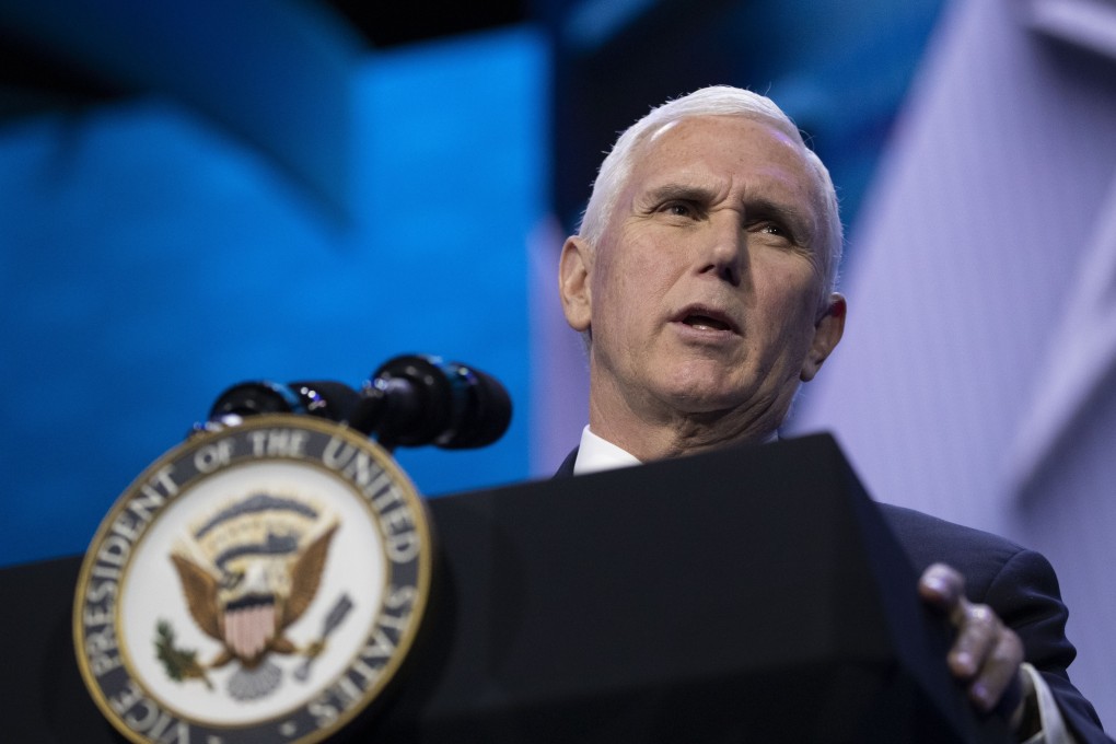 Vice-President Mike Pence was appointed by President Donald Trump to lead the administration’s coronavirus efforts. Photo: AP