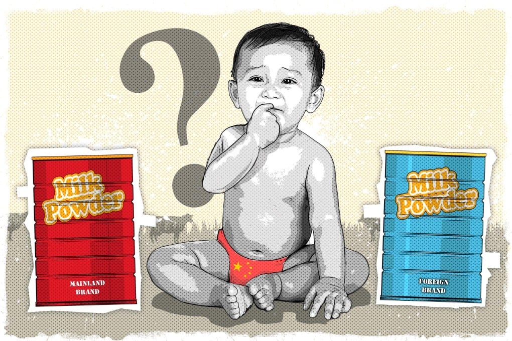 Foreign brands are seen as ‘way more trustworthy’ than domestic rivals and that is not likely to change soon, according to Dan Wang, of the Economic Intelligence Unit. Illustration: SCMP