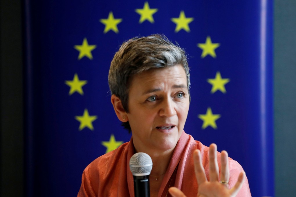 Margrethe Vestager, vice-president of the European Commission, said the EU would set out a plan to protect “fair competition”. Photo: Reuters