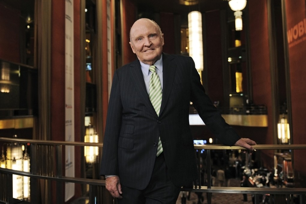 Jack Welch, former chairman and chief executive officer of General Electric, at the World Business Forum in New York in 2013. Photo: Bloomberg