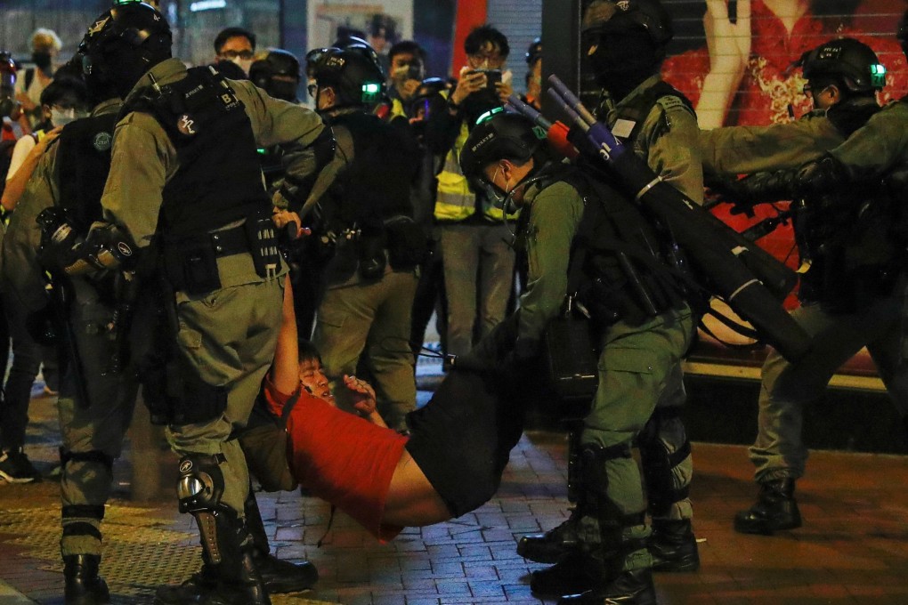 Freedom House says police and “pro-government thugs” in Hong Kong are to blame for repression of pro-democracy demonstrators. Photo: Reuters