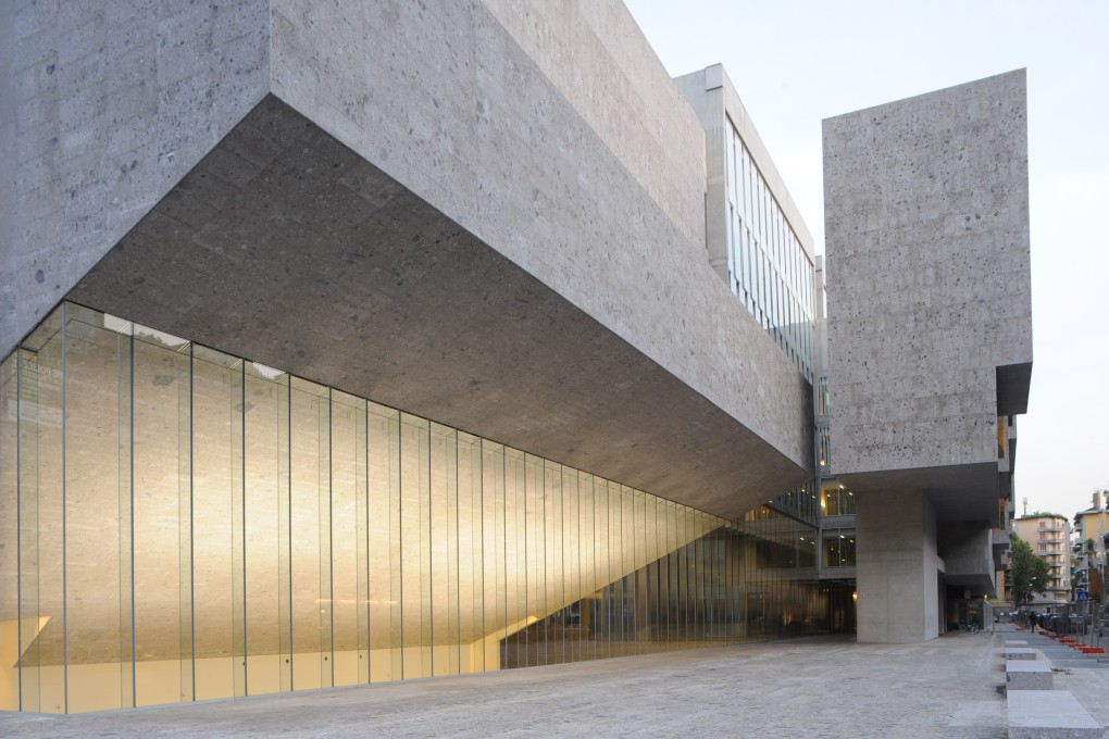 A building at Bocconi University in Milan, designed by Irish architects Yvonne Farrell and Shelley McNamara. Photo: AP