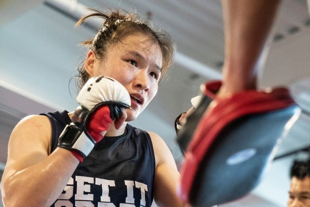Zhang Weili trains at the UFC Performance Institute in Las Vegas. Photo: Handout