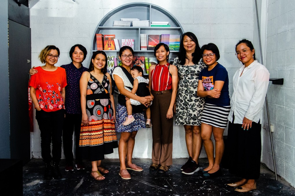 The Gantala Press team at their new bookstore in Manila. Photo: Maro Enriquez