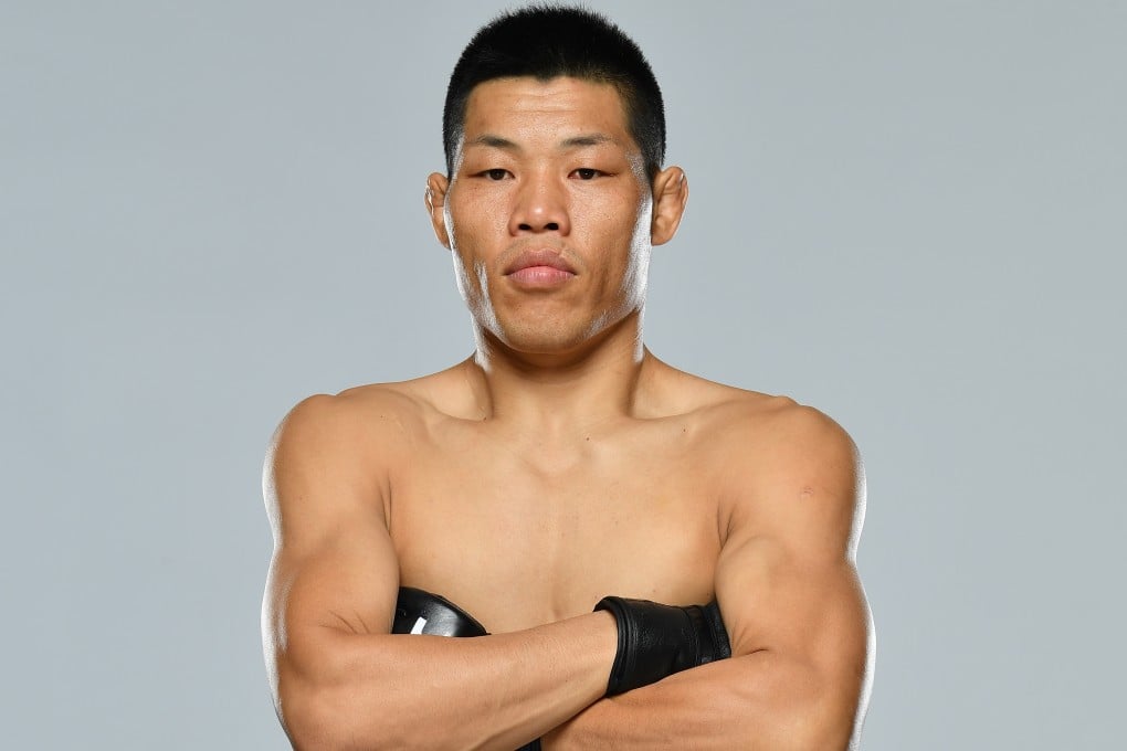 Li Jingliang of China poses for a portrait during a UFC photo session in Shenzhen. Photo: Brandon Magnus/Zuffa LLC via Getty Images