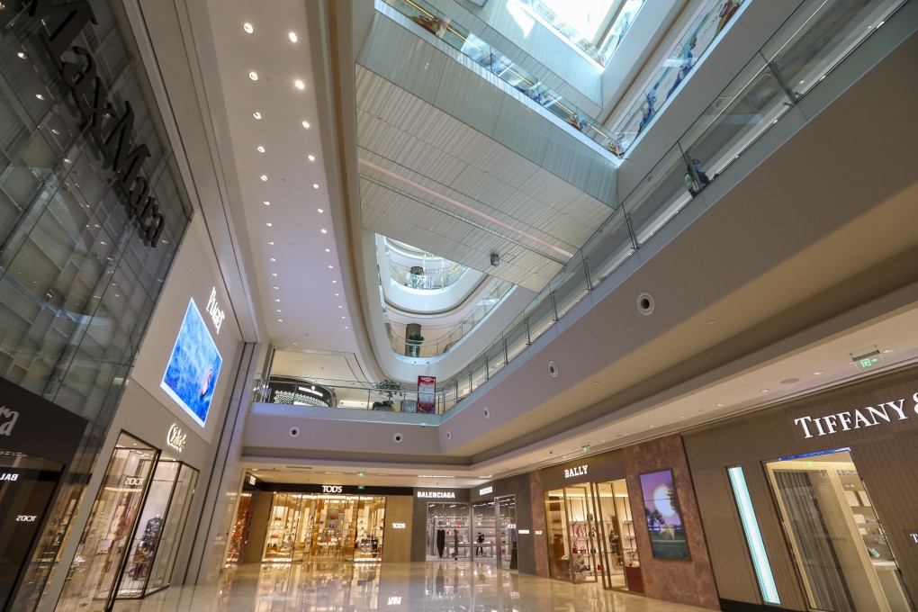An empty shopping centre in Beijing. No amount of monetary easing will spur consumption beyond basic necessities when serious threats to the economy and jobs remain. Photo: Simon Song