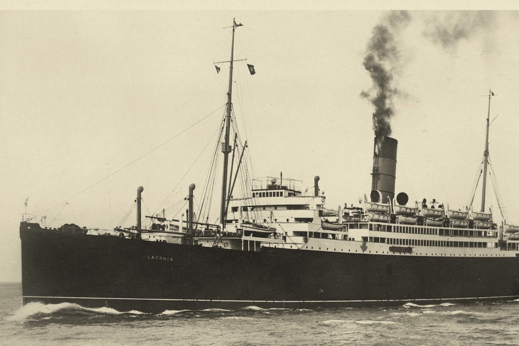 The RMS Laconia, the first ship to sail around the world ‘purely for the purposes of pleasure’.