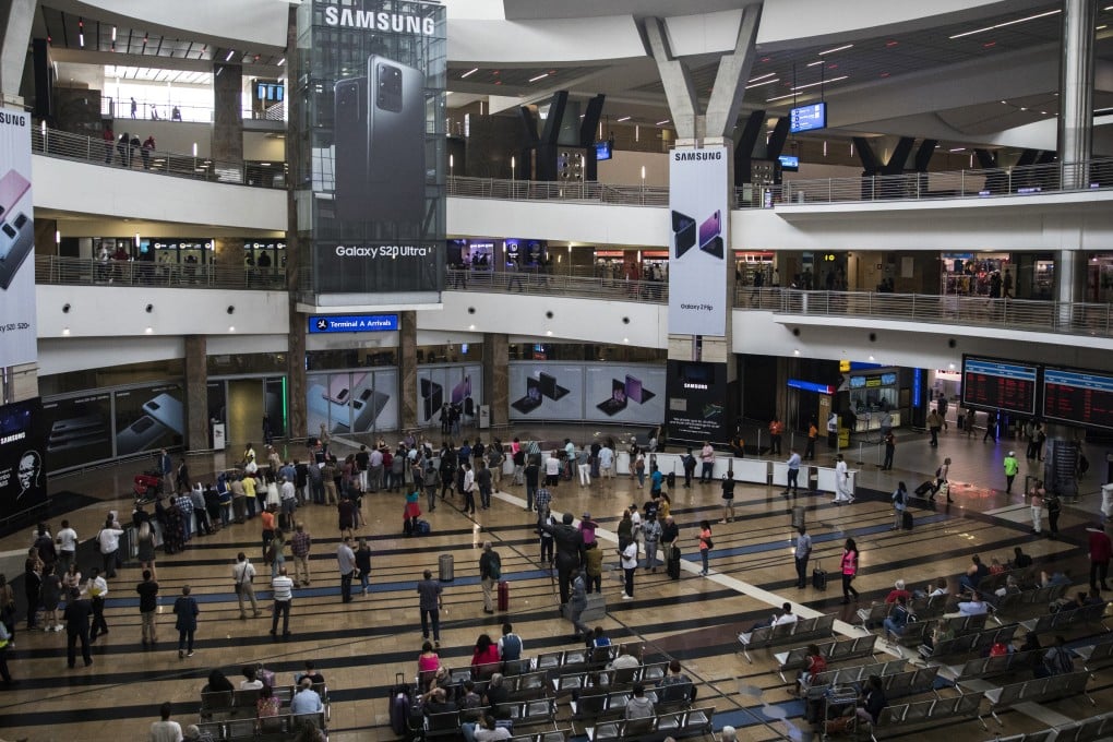 The South African patient passed through the O.R. Tambo airport in Johannesburg, South Africa. Photo: Bloomberg