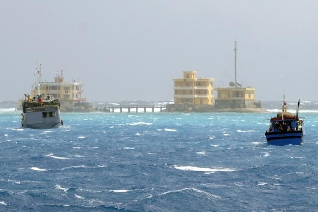 Vietnamese fishing boats off islands in the Spratly group, one of the most contested locations in the South China Sea where China has established a strong presence. Photo: Reuters