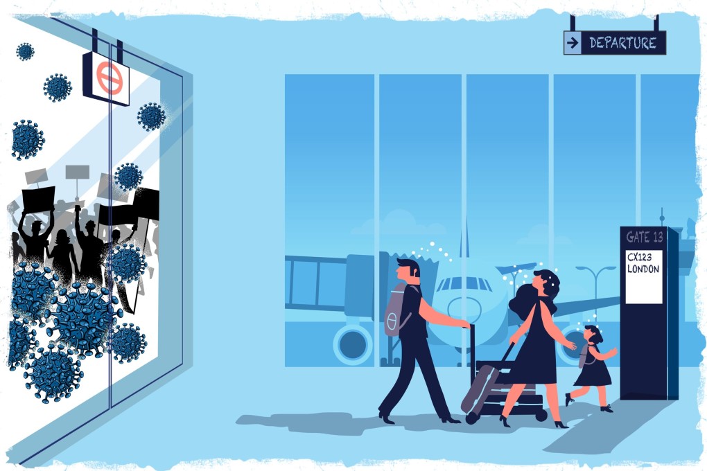 Amid the uncertainty and division, those who have called Hong Kong their home are bidding farewell.