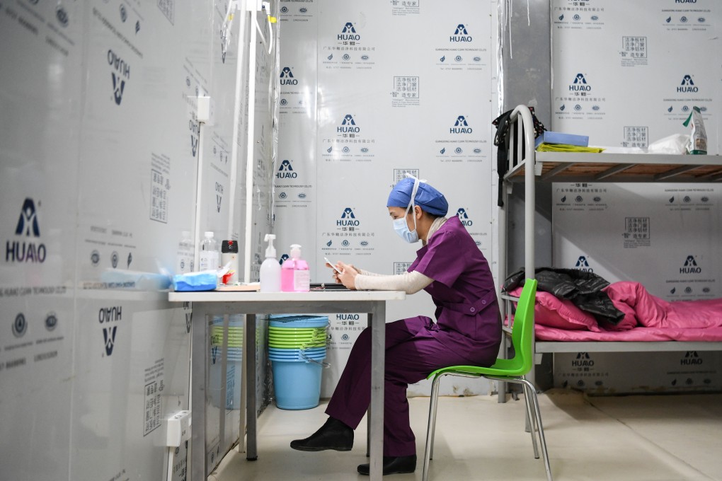 Most medical personnel sent by the central government to Hubei province are women. Photo: Xinhua