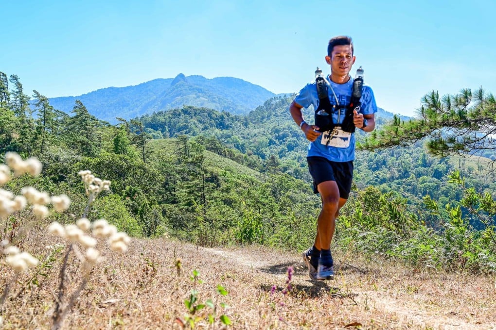 Jay Jantaraboon, one of Thailand’s top trail runners, during the test event in February. Photo: Thailand by UTMB
