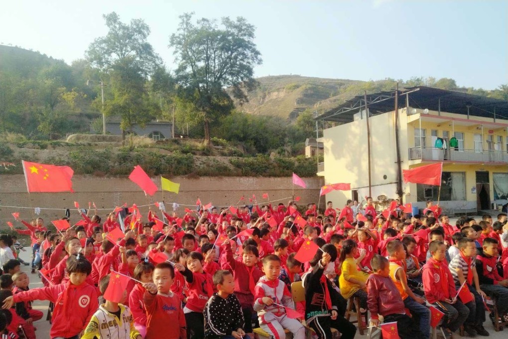 About half the children at the Mata School in Zizhou county in Shaanxi province do not have access to online classes. Photo: Handout